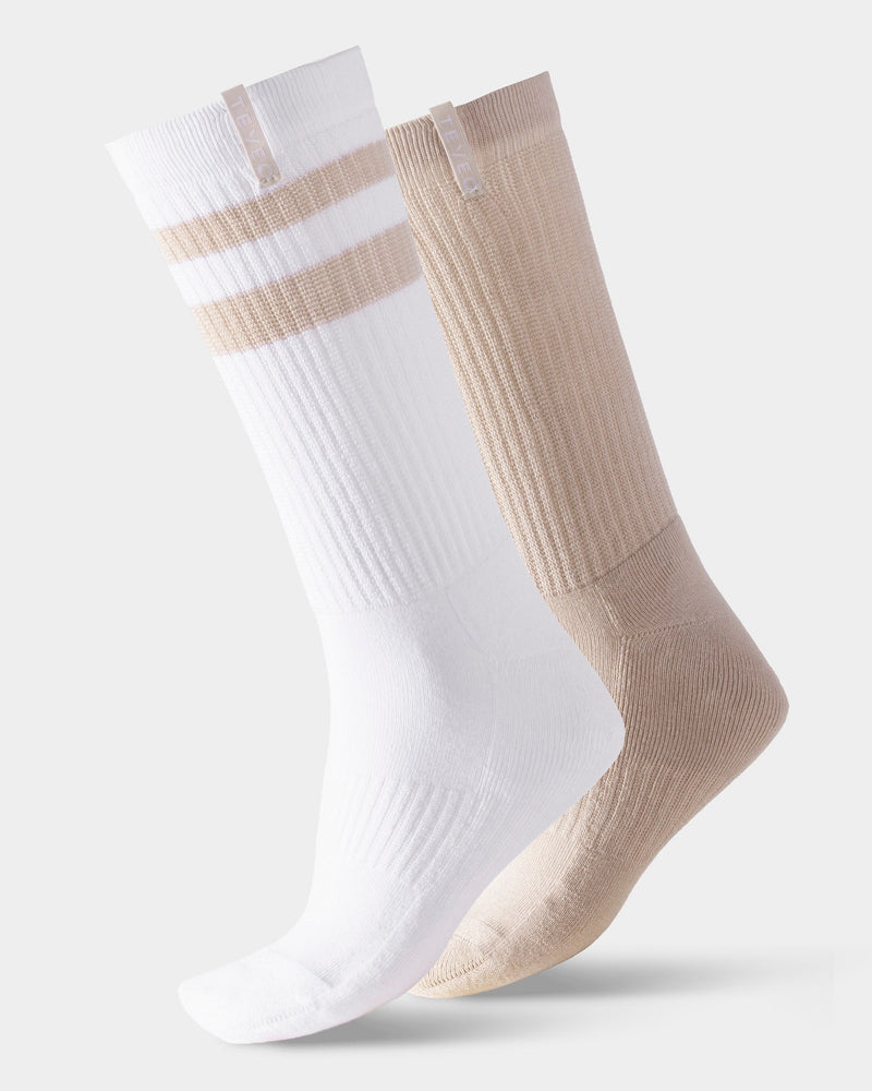 Chaussettes XXL Lift (2 paires) « Cream »