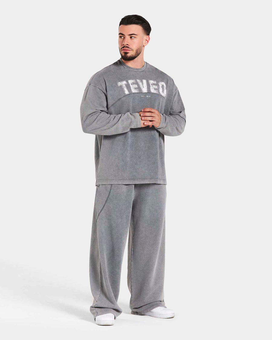 Pantalon de jogging Straight Leg oversize Legacy Lifting « Acid Grey »