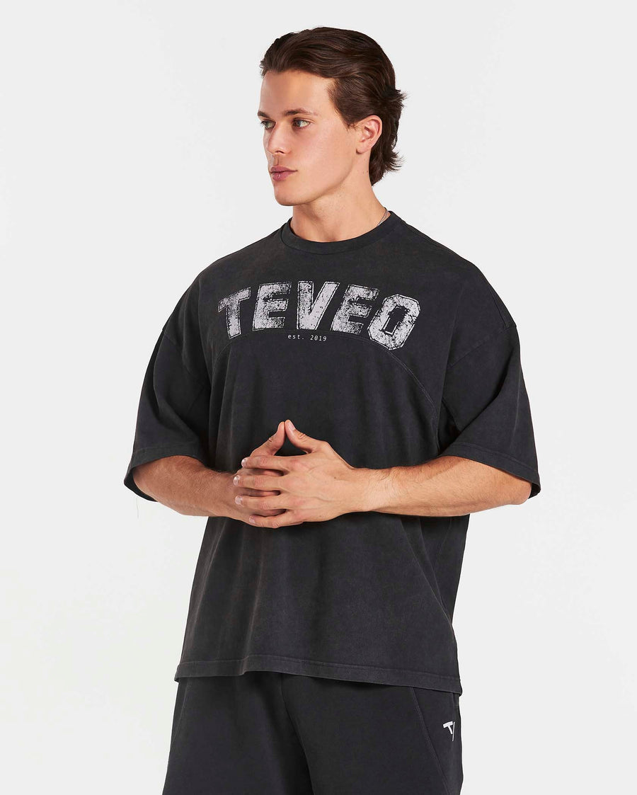 T-shirt oversize Legacy Lifting « Noir Acid »