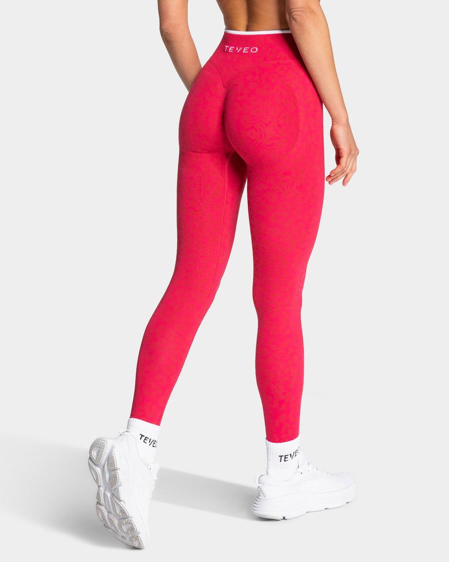 Legging Sculpt Scrunch Contrastline « Léopard Berry »