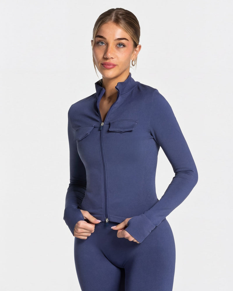 Veste de sport zippée cargo Lift « Indigo »