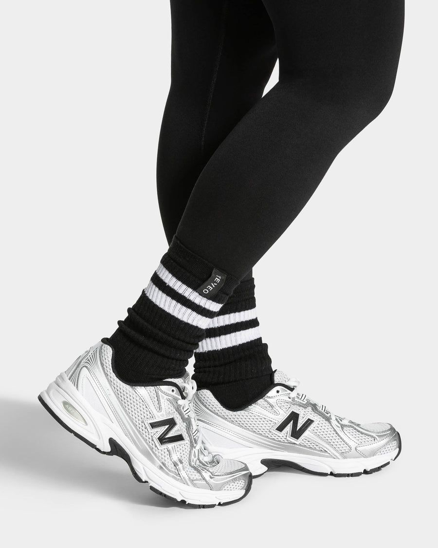 Chaussettes XXL Lift (2 paires) « noir/blanc »