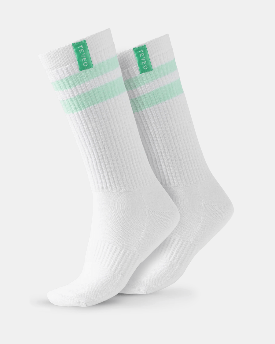 Chaussettes XXL Lift (2 paires) « menthe/blanc »