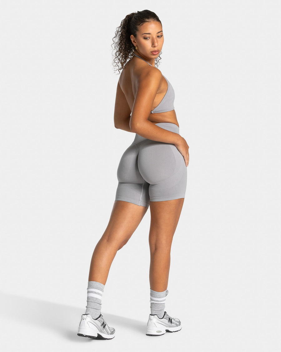 Short Sculpt Scrunch Lift « gris clair »