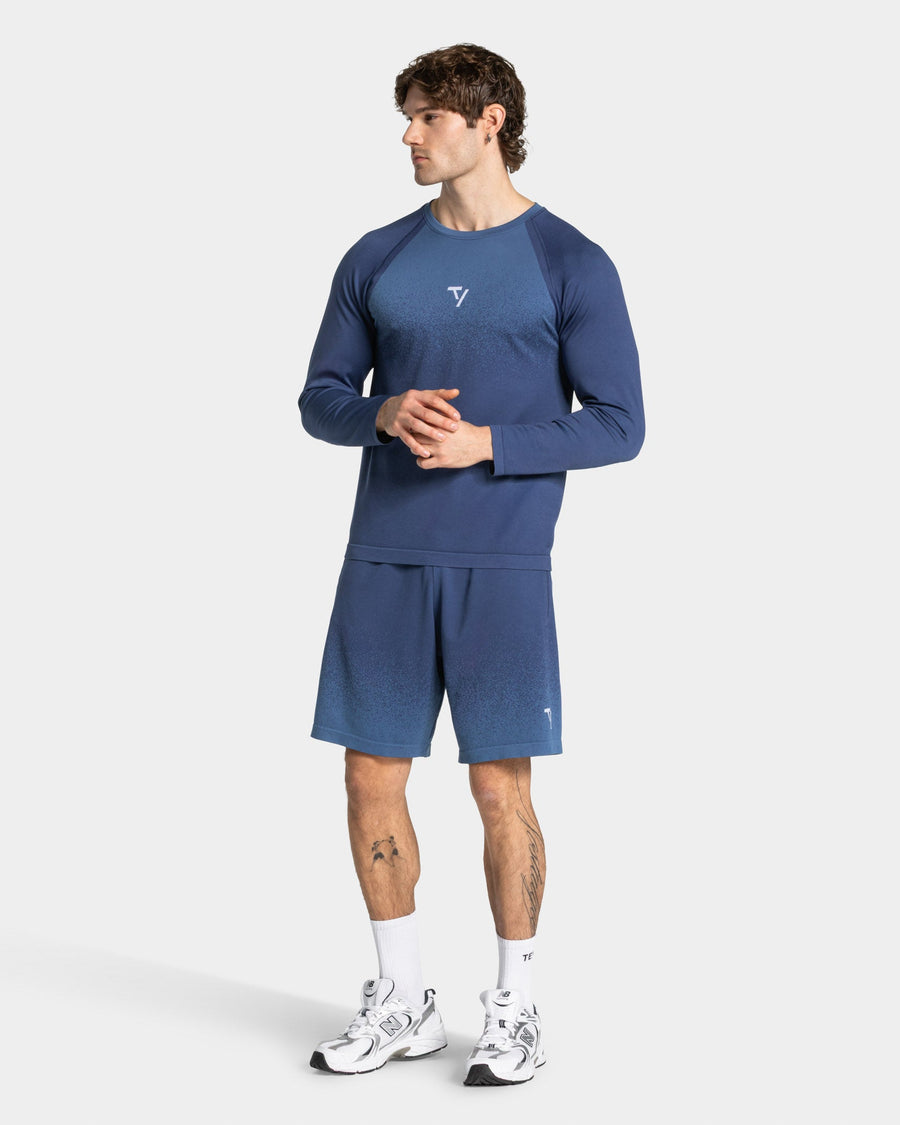 Haut à manches longues Seamless Lift « indigo »