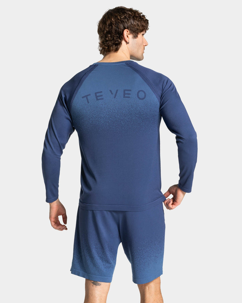 Haut à manches longues Seamless Lift « indigo »