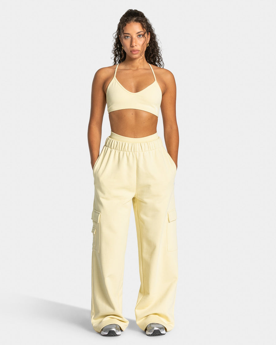 Pantalon de jogging cargo Wide Leg Lift « Butter Yellow »