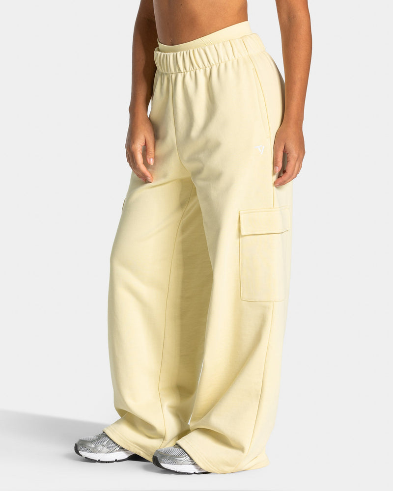 Pantalon de jogging cargo Wide Leg Lift « Butter Yellow »