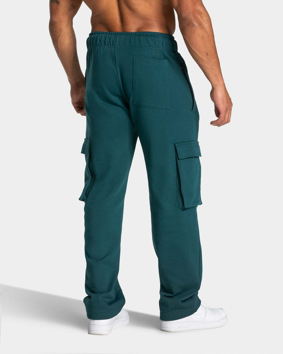 Pantalon de jogging cargo Wide Leg Lift « bleu sarcelle »