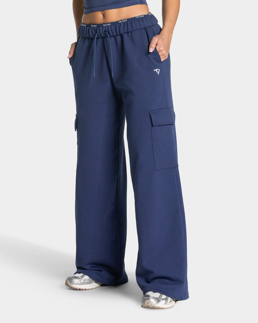 Pantalon de jogging cargo Wide Leg Lift « indigo »