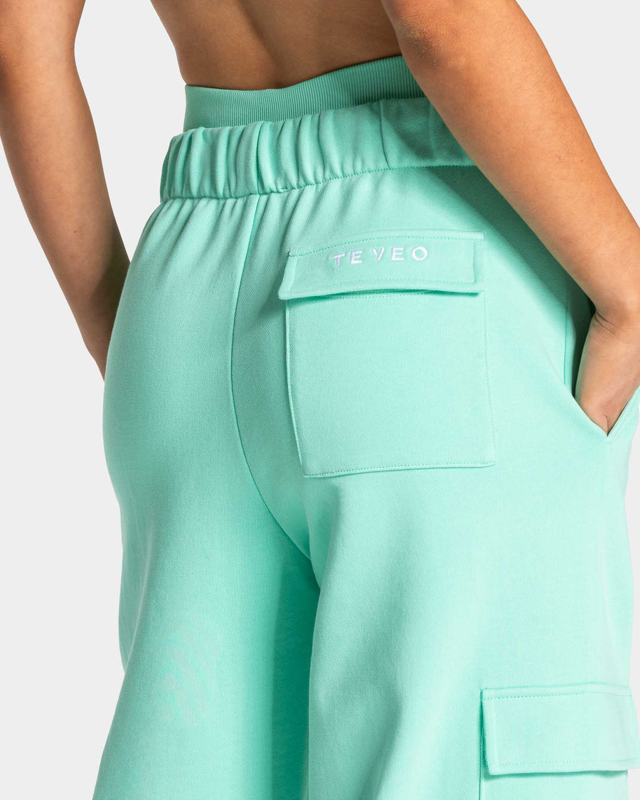 Pantalon de jogging cargo Wide Leg Lift « menthe »