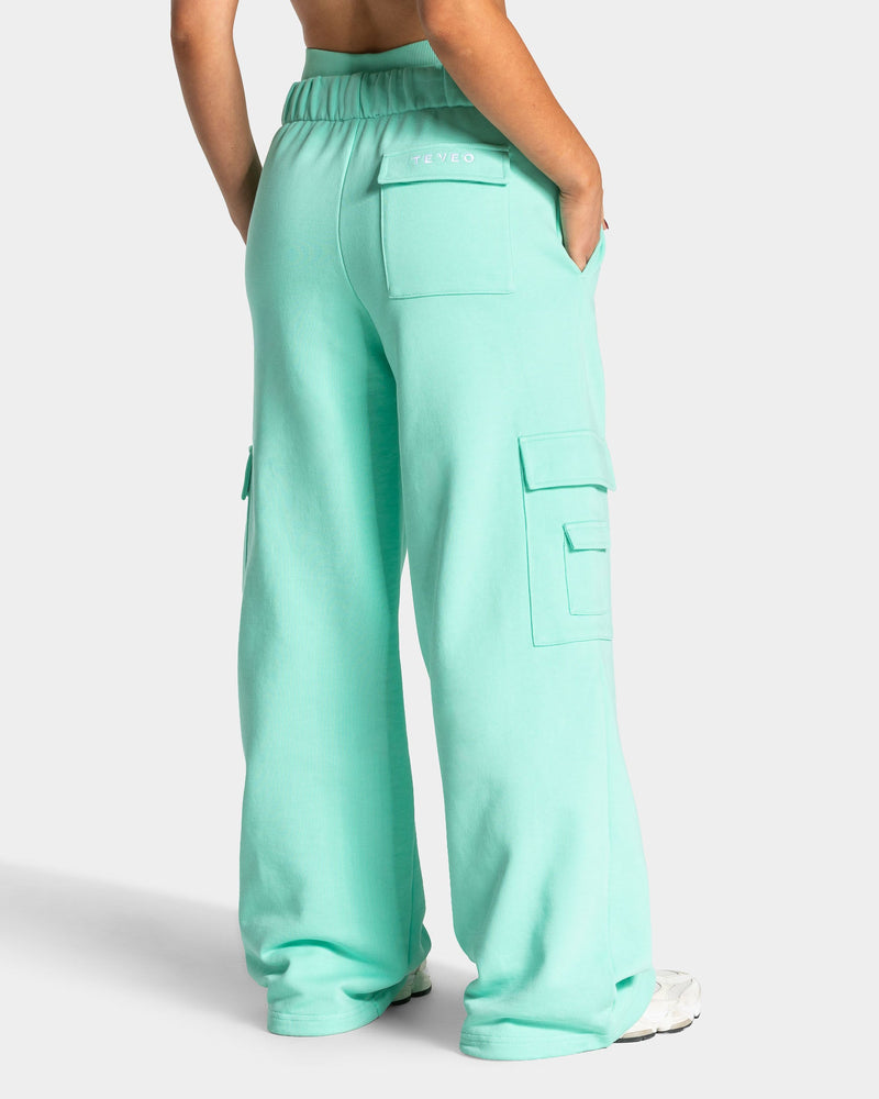 Pantalon de jogging cargo Wide Leg Lift « menthe »