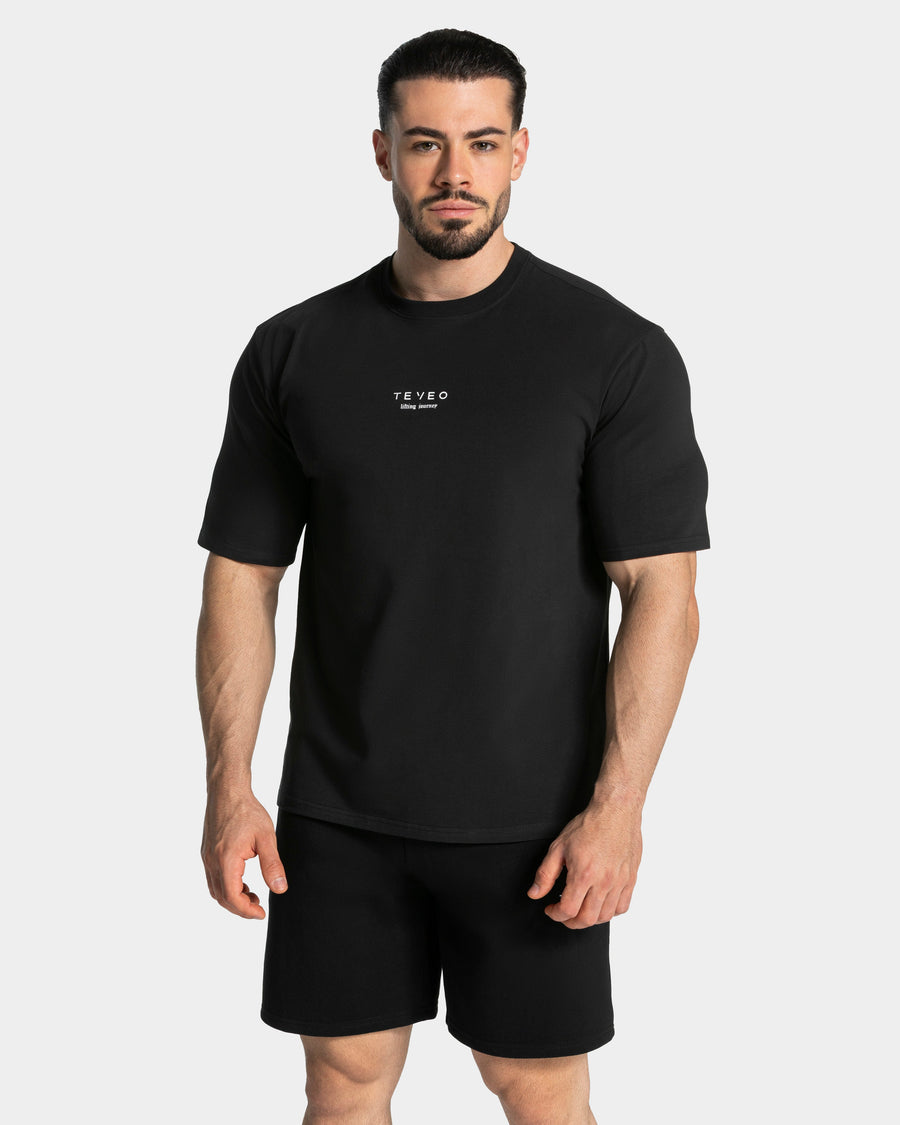 T-shirt oversize Lifting Journey « noir »