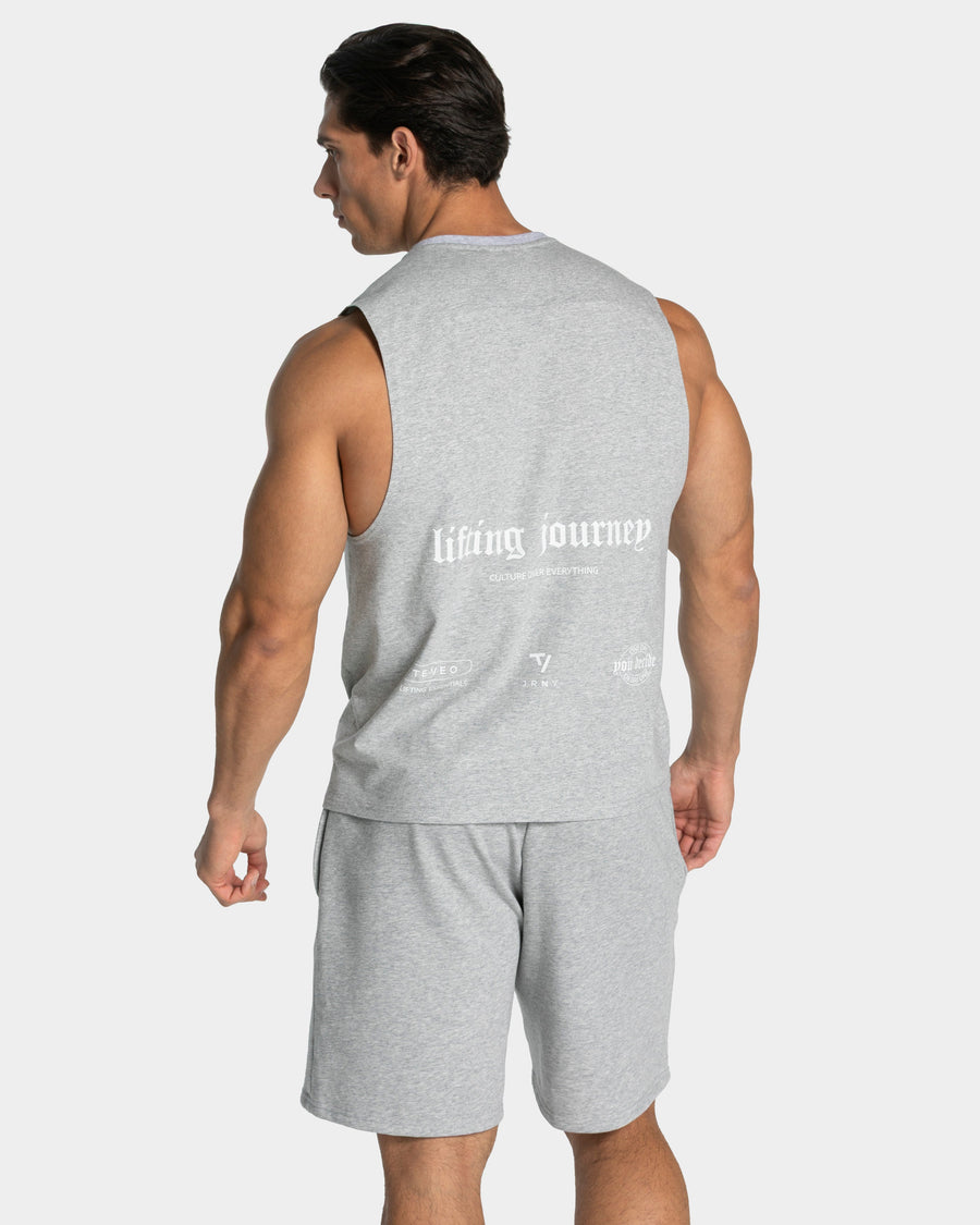 Débardeur Lifting Journey « gris clair chiné »