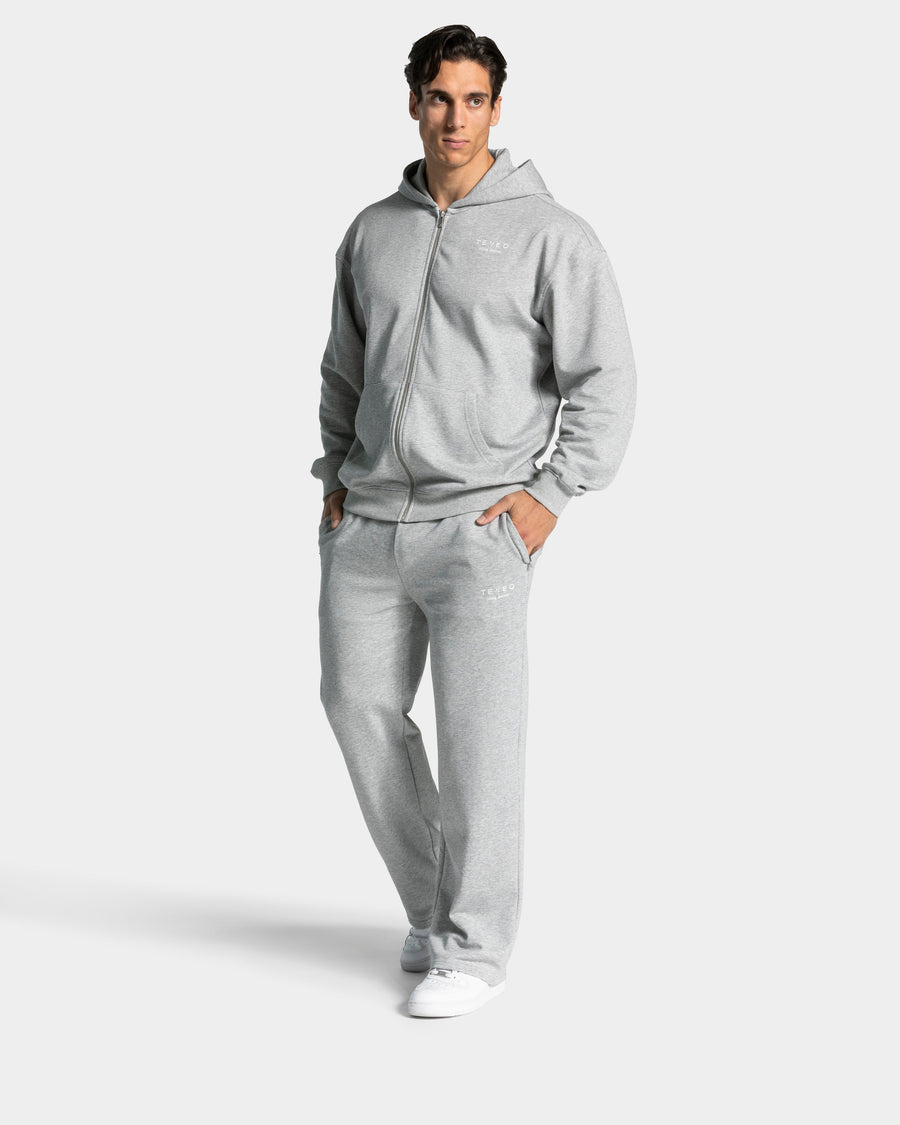 Pantalon de jogging Straight Leg Lifting Journey « gris clair chiné »
