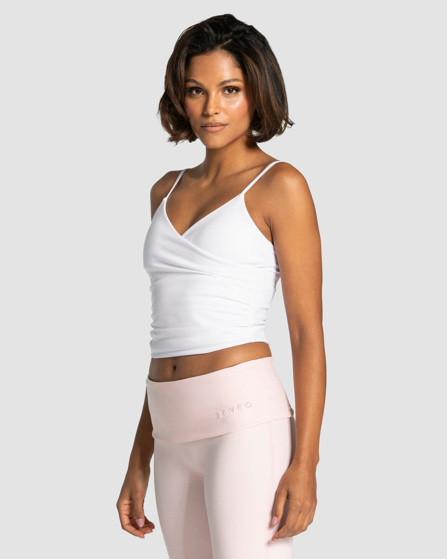 Haut Mellow Gathered « blanc »