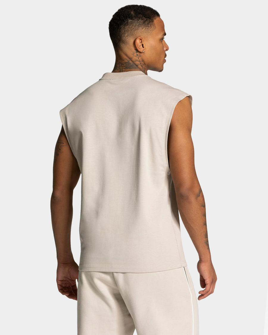 Débardeur Contrastline oversize « Cream »