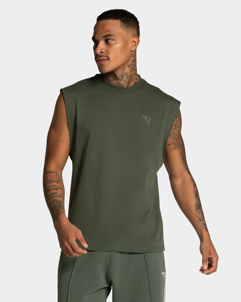 Débardeur oversize Contrastline « kaki »