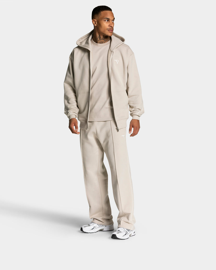 Veste de sport zippée Contrastline « Cream »