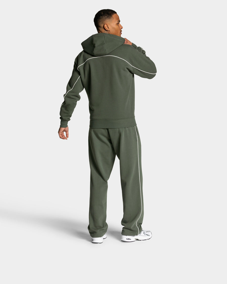 Veste de sport zippée Contrastline « kaki »
