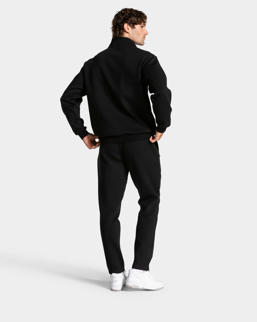 Sweat-shirt demi-zippé Prime « noir »