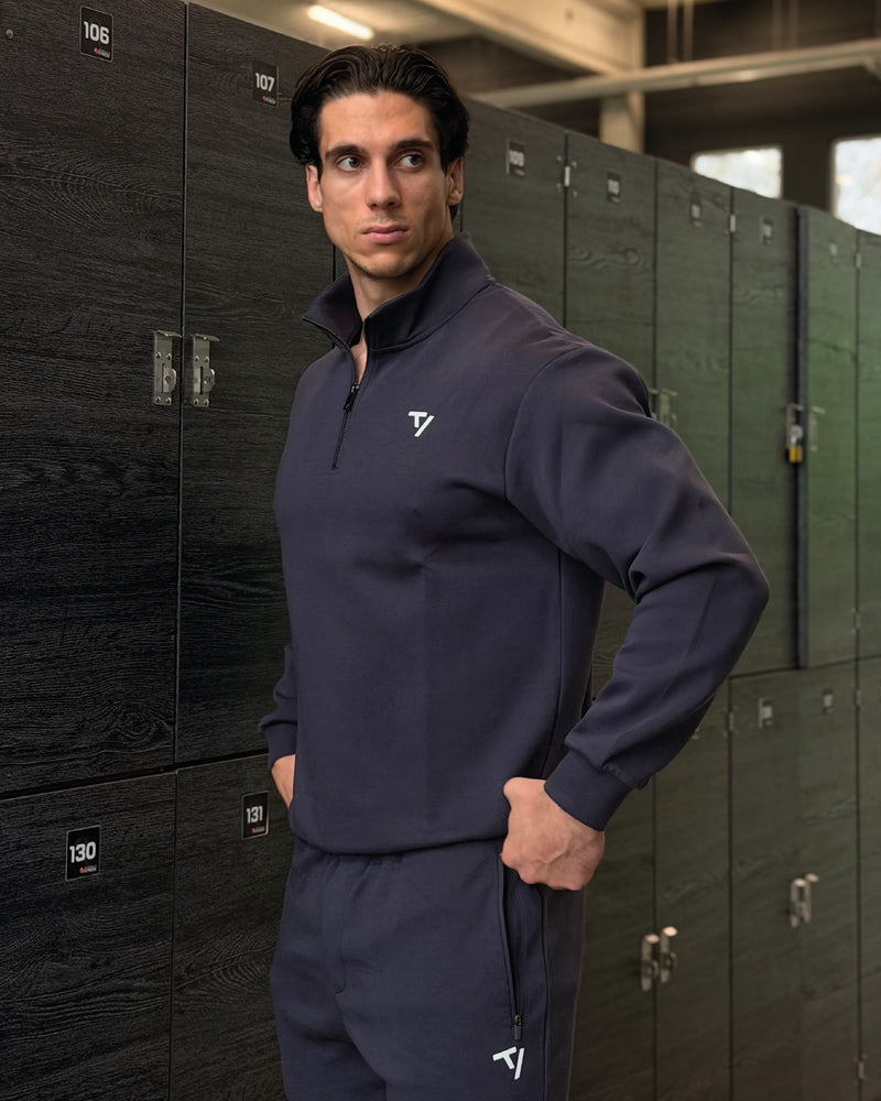 Sweat-shirt demi-zippé Prime « Midnight »