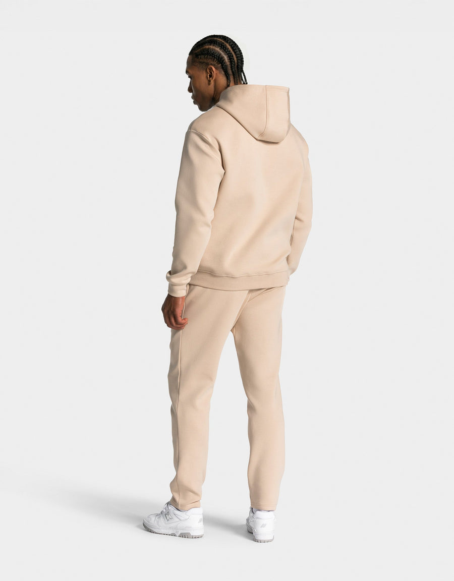 Sweat à capuche zippé Prime « beige »