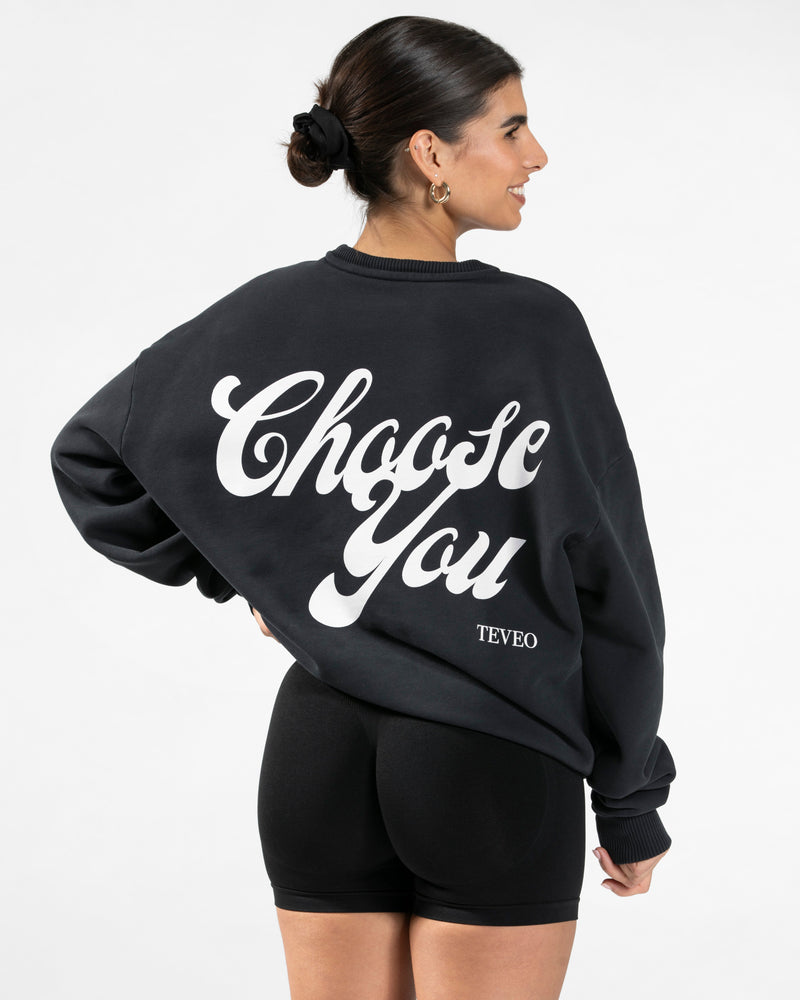Sweat-shirt oversize Pure « noir »