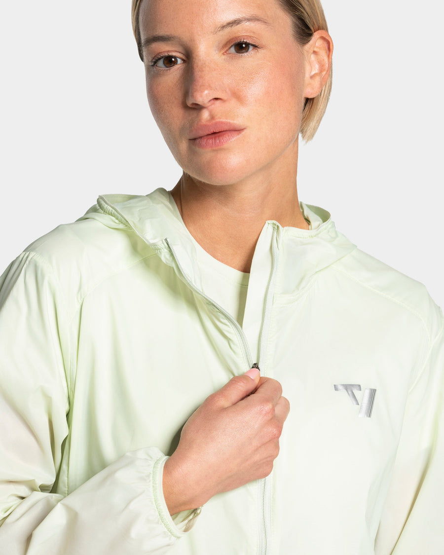 Veste de sport zippée et légère RUN « Ice Mint »
