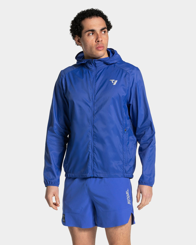 Veste de sport zippée et légère RUN « Bleu roi »