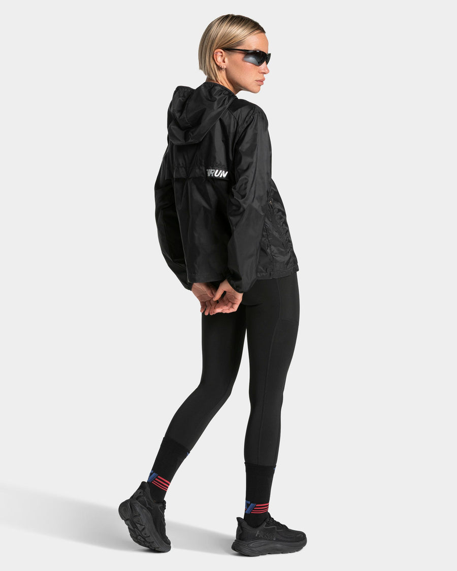 Veste de sport zippée et légère RUN « Noir »