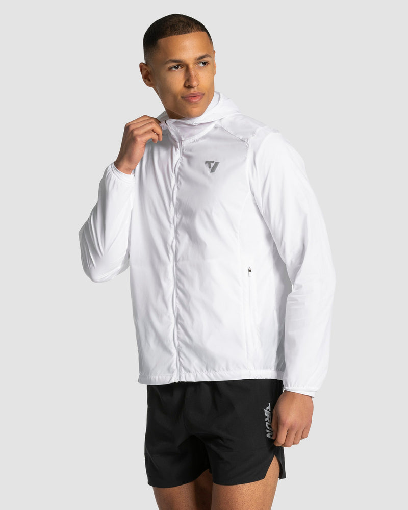 RUN Veste zippée légère homme « Blanc »