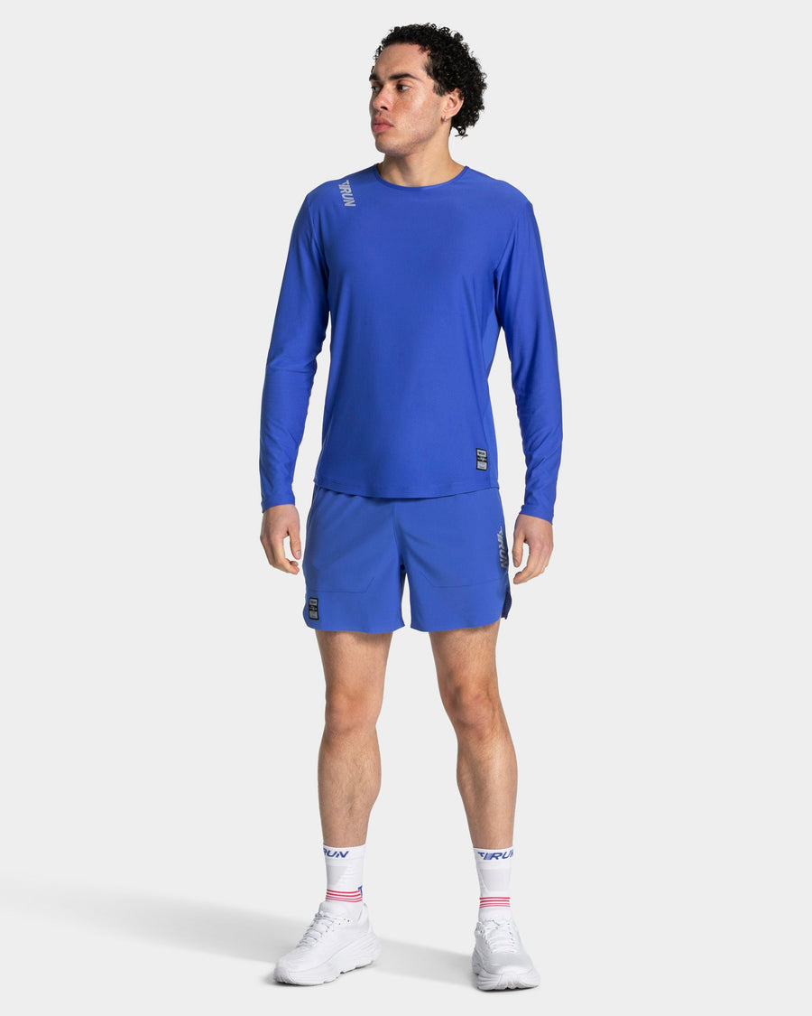 Short 5 pouces RUN « Bleu roi »