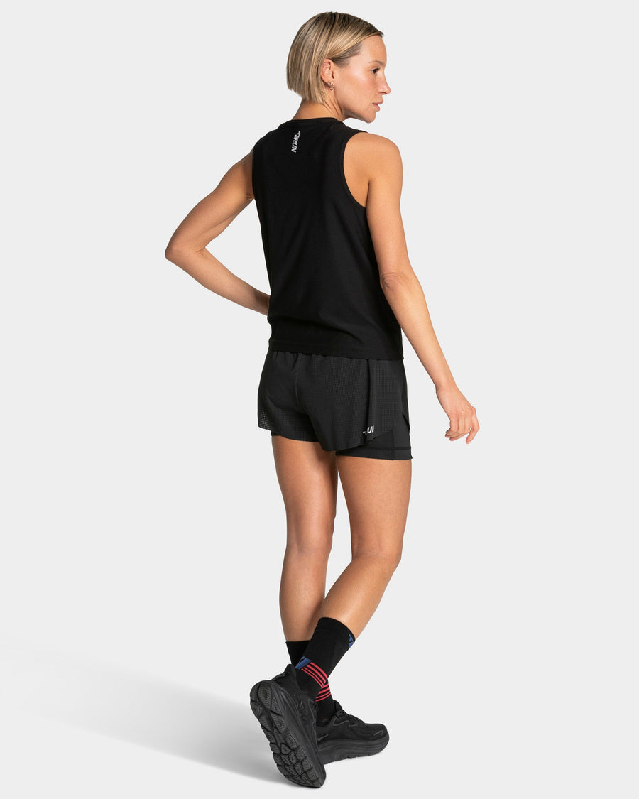 Short 5 pouces 2-en-1 RUN « Noir »