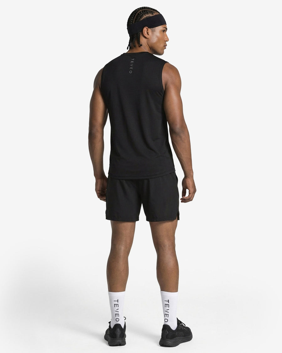 Short 2-en-1 END Running « noir »