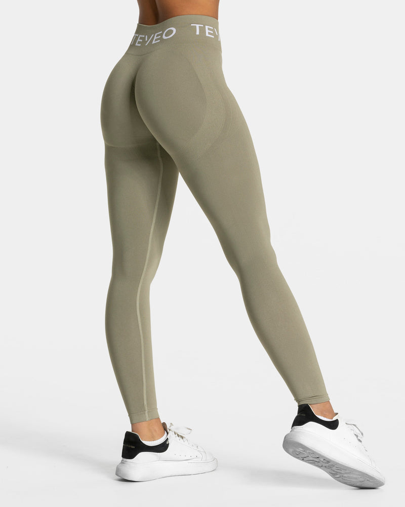 Legging Covert Scrunch Signature « Kaki »