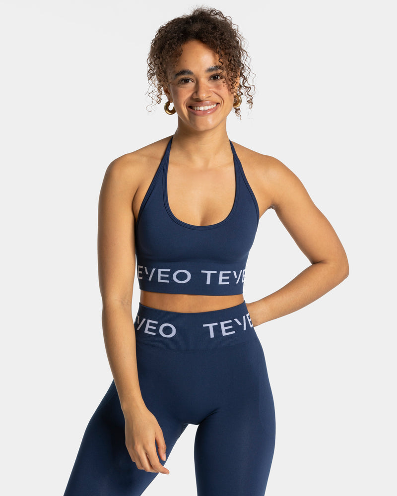Brassière Signature Neckholder « bleu foncé »