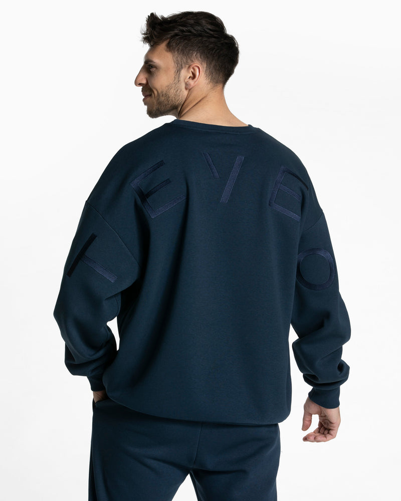 Sweat-shirt Arrival Signature « bleu foncé »