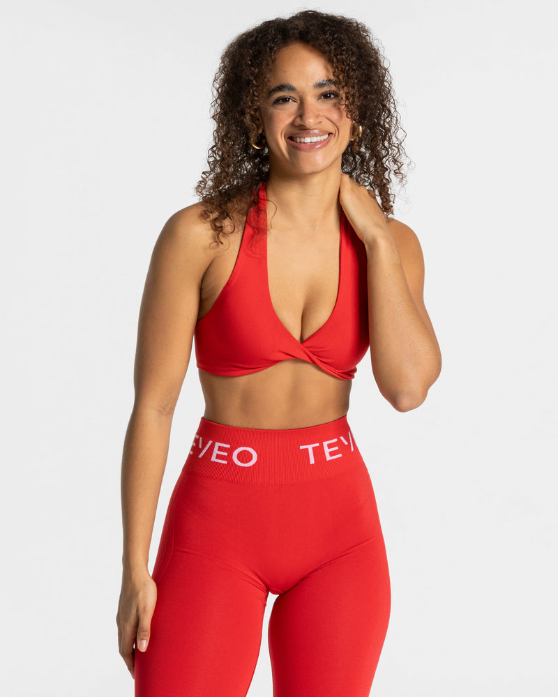 Brassière Signature Twisted « rouge »