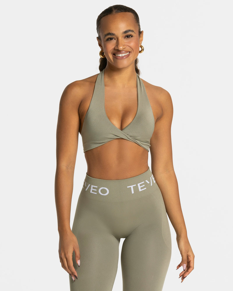 Brassière Signature Twisted « Kaki »