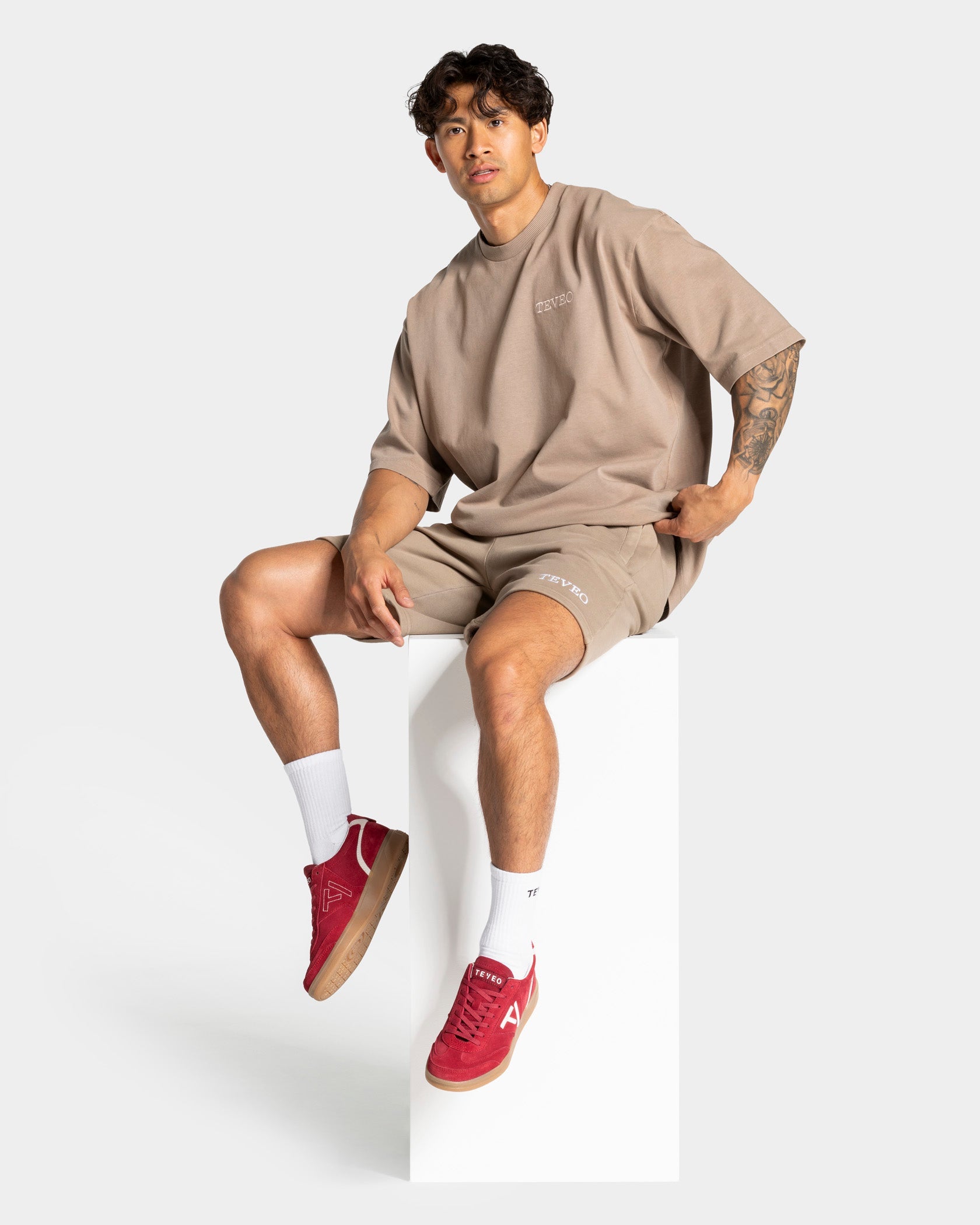 Baskets Classic Homme « bordeaux/blanc cassé »