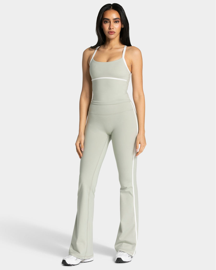 Legging évasé à coupe longue Soft « Pistache »
