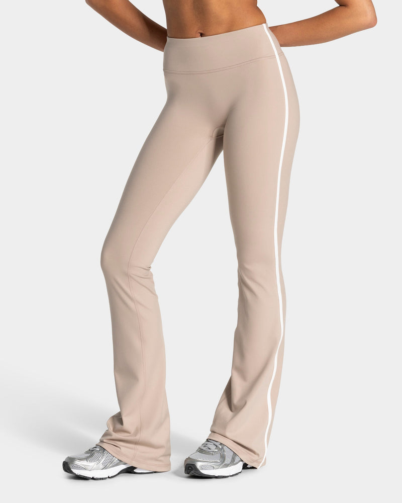 Legging évasé coupe longue Soft « Cappuccino »
