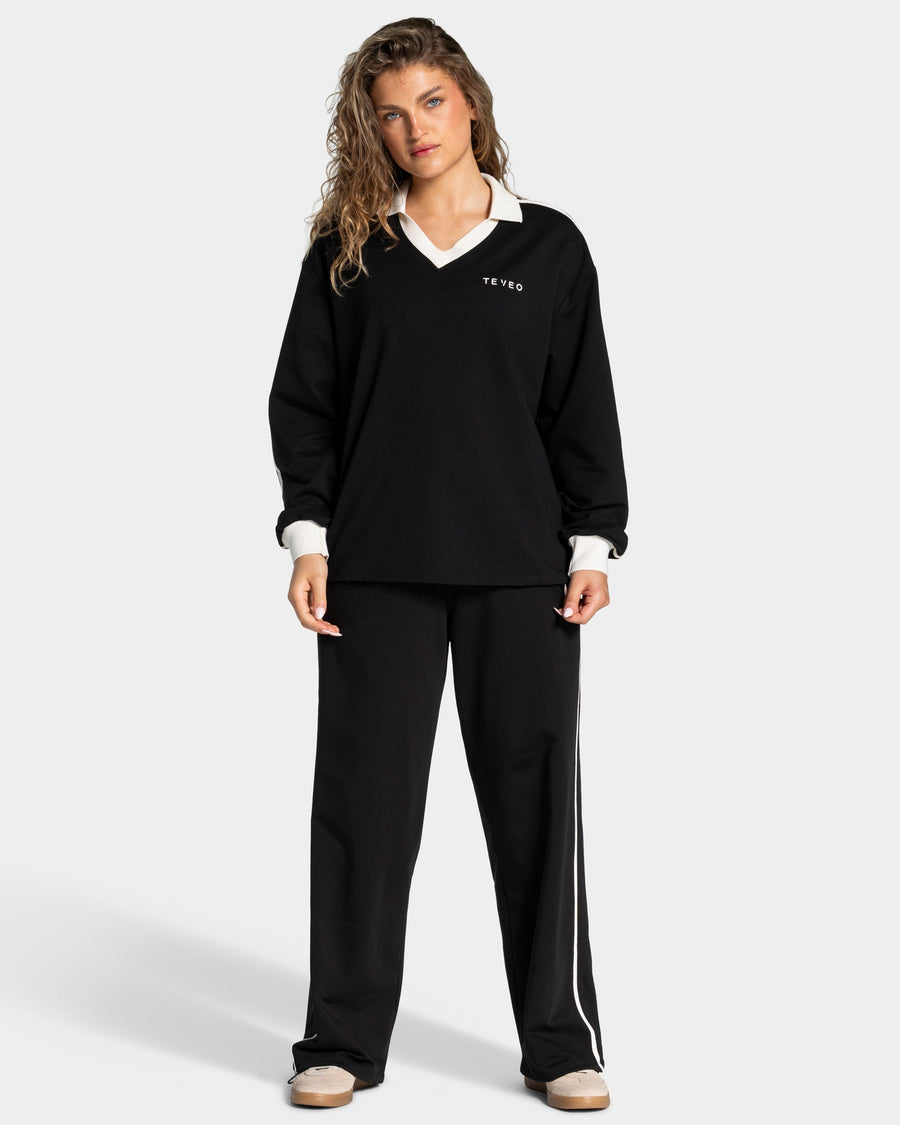 Pantalon de jogging Wide Leg standard Soft « noir »