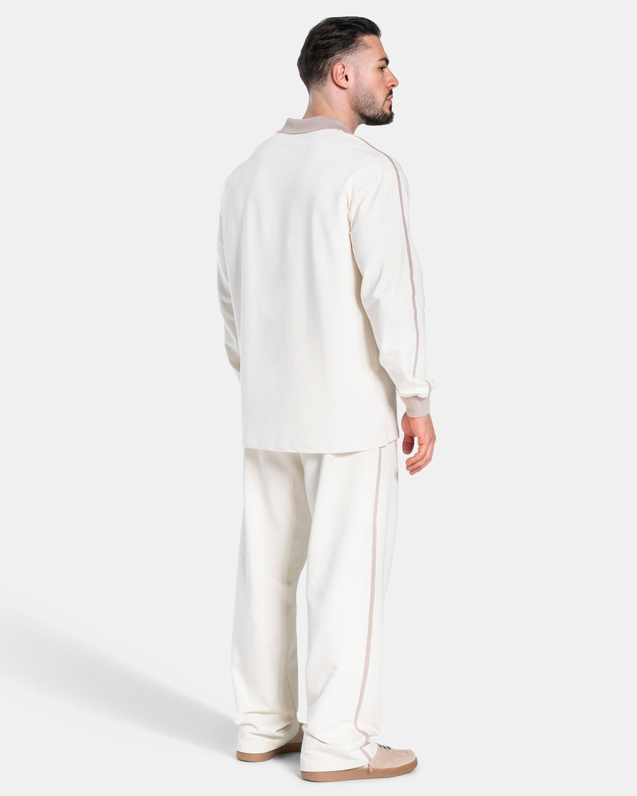 Pantalon de jogging Straight Leg Soft « Blanc cassé »