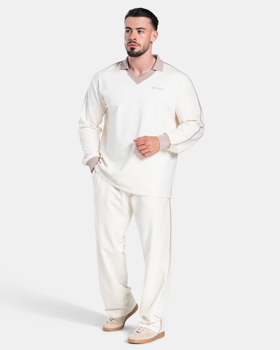 Pantalon de jogging Straight Leg Soft « Blanc cassé »