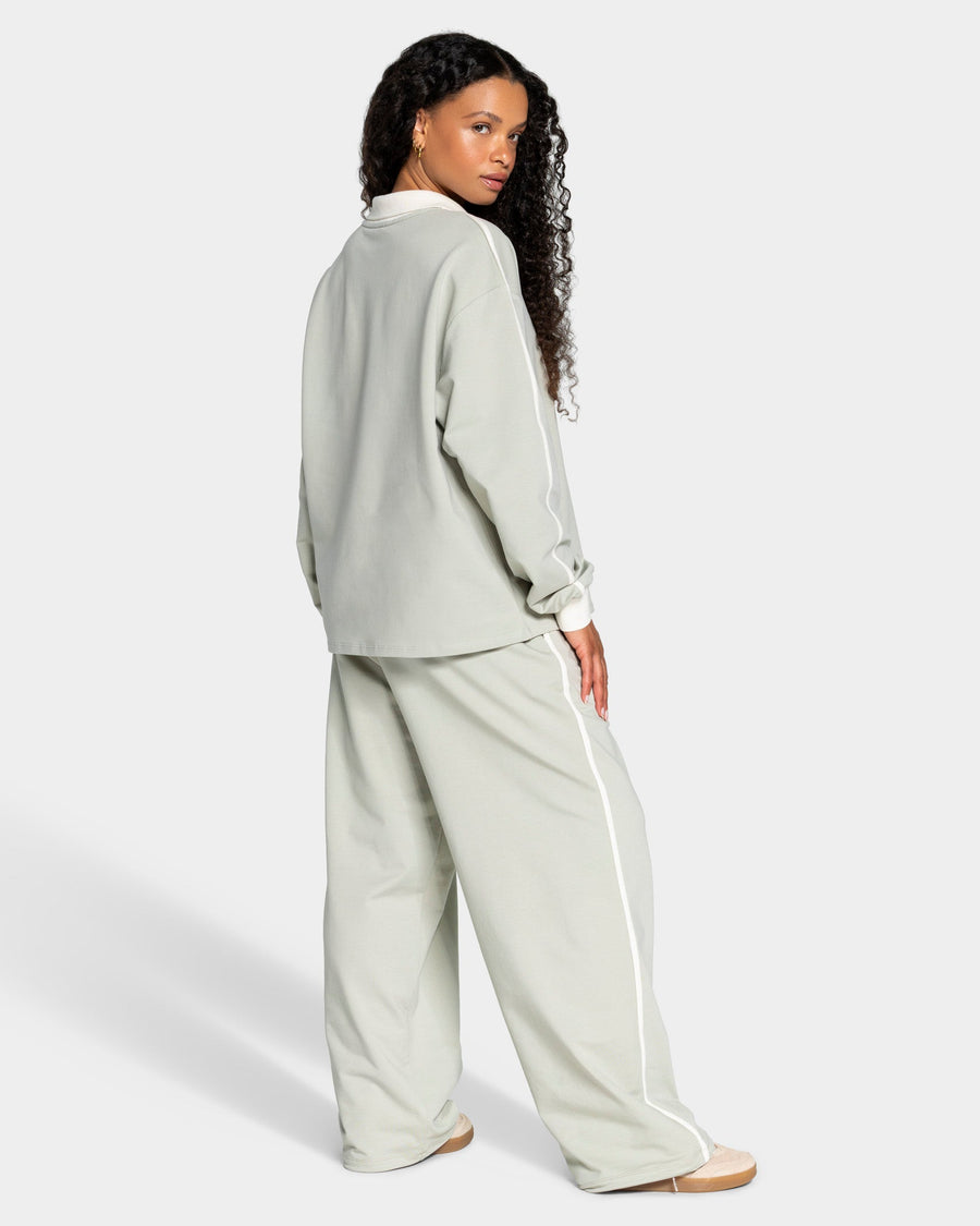 Pantalon de jogging Wide Leg standard Soft « Pistache »