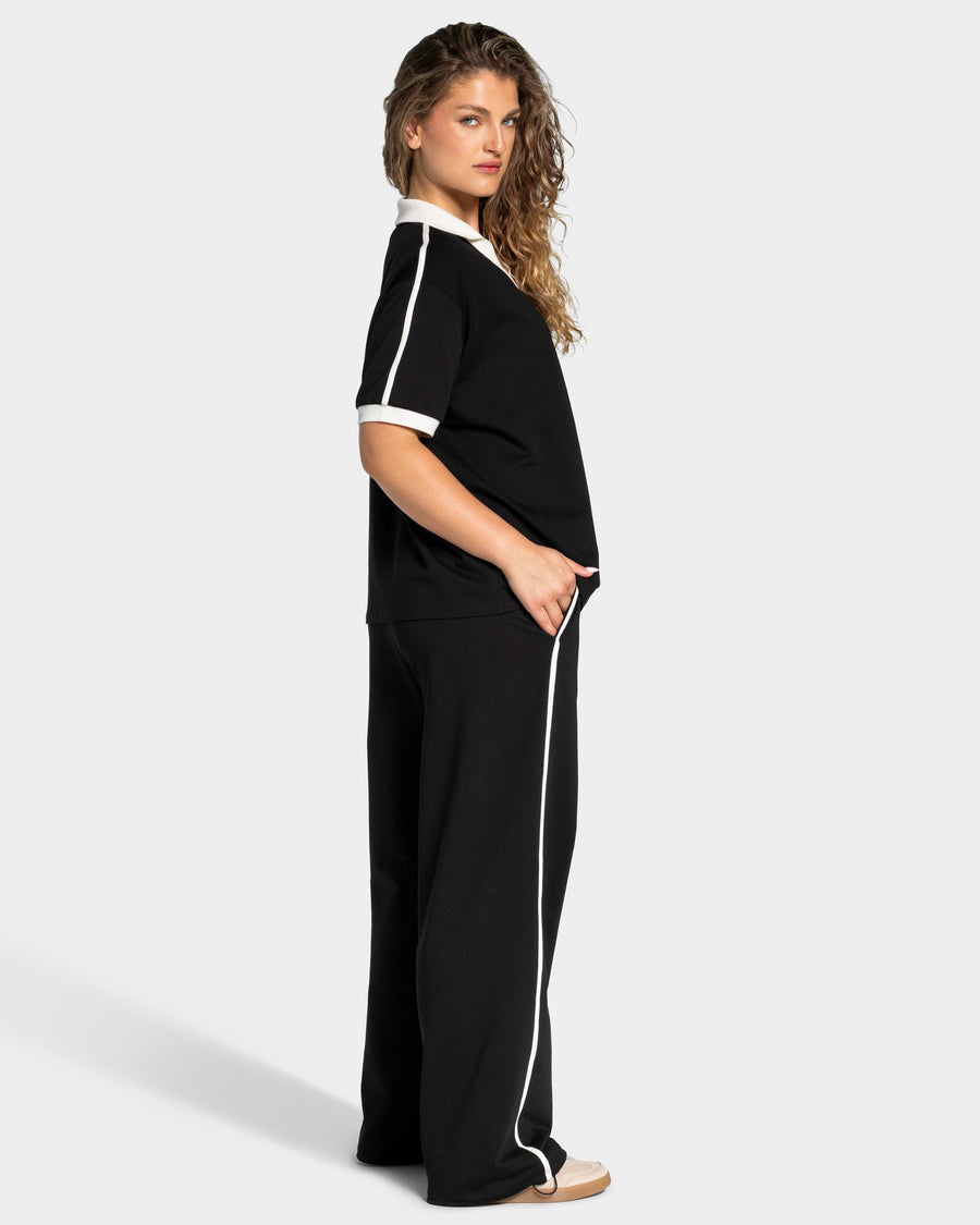 Polo à manches courtes Soft « Noir »