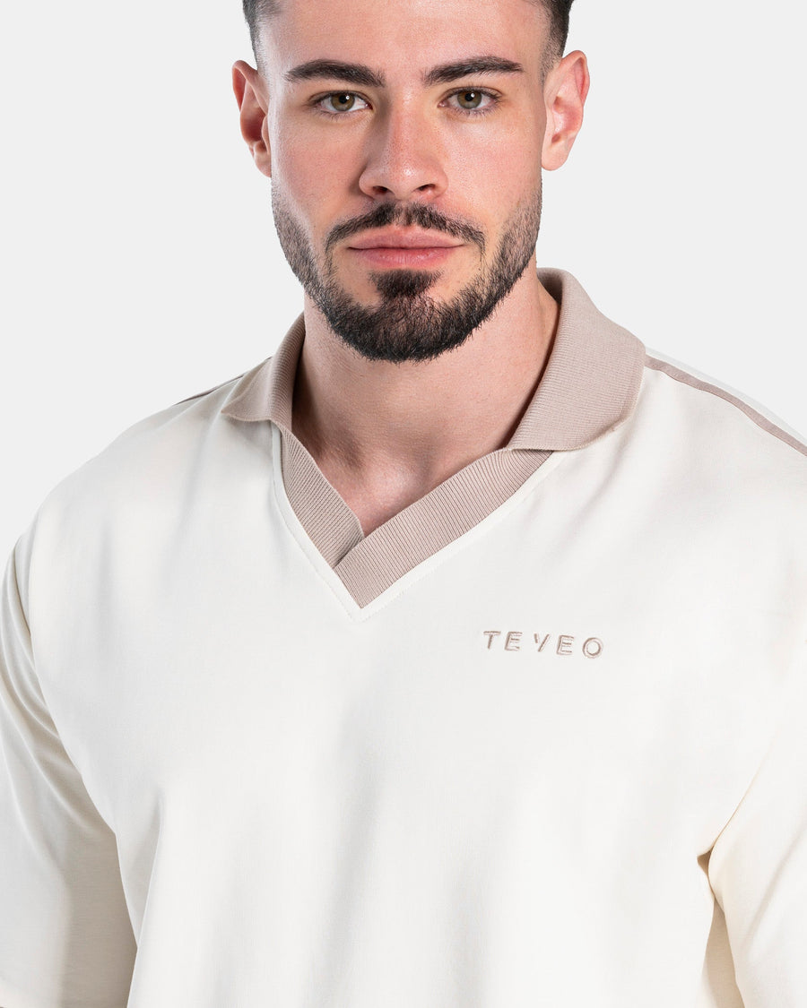 Polo à manches courtes Soft « Blanc cassé »