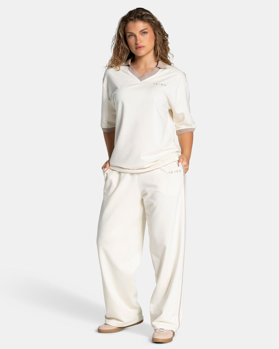 Polo à manches courtes Soft « Blanc cassé »